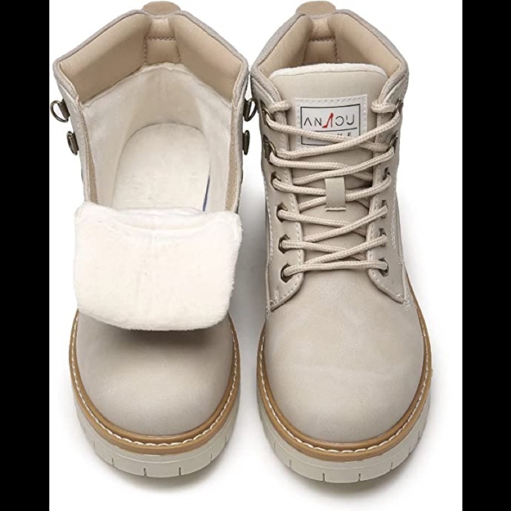 New Womens Cold Resistant Fur Lined Snow Boots Multiple Sizes - Picture 1 of 2